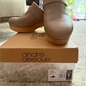 Andre Assous Women's Brown Clogs